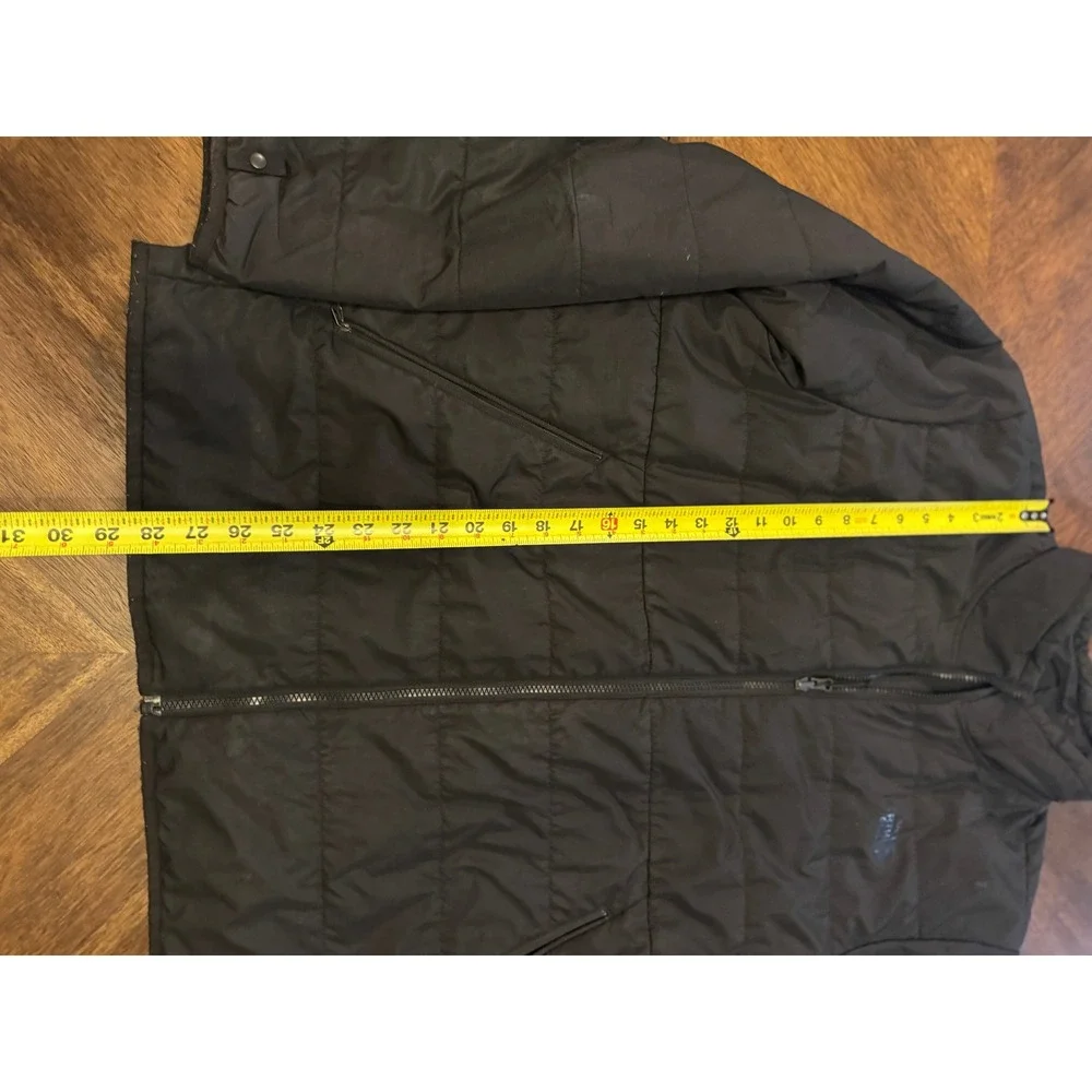 The North Face Black Puffer‎ Jacket Lightweight Full Zip Coat |v1